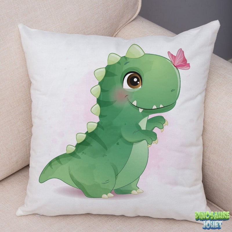 Housse de coussin bébé Dinosaure