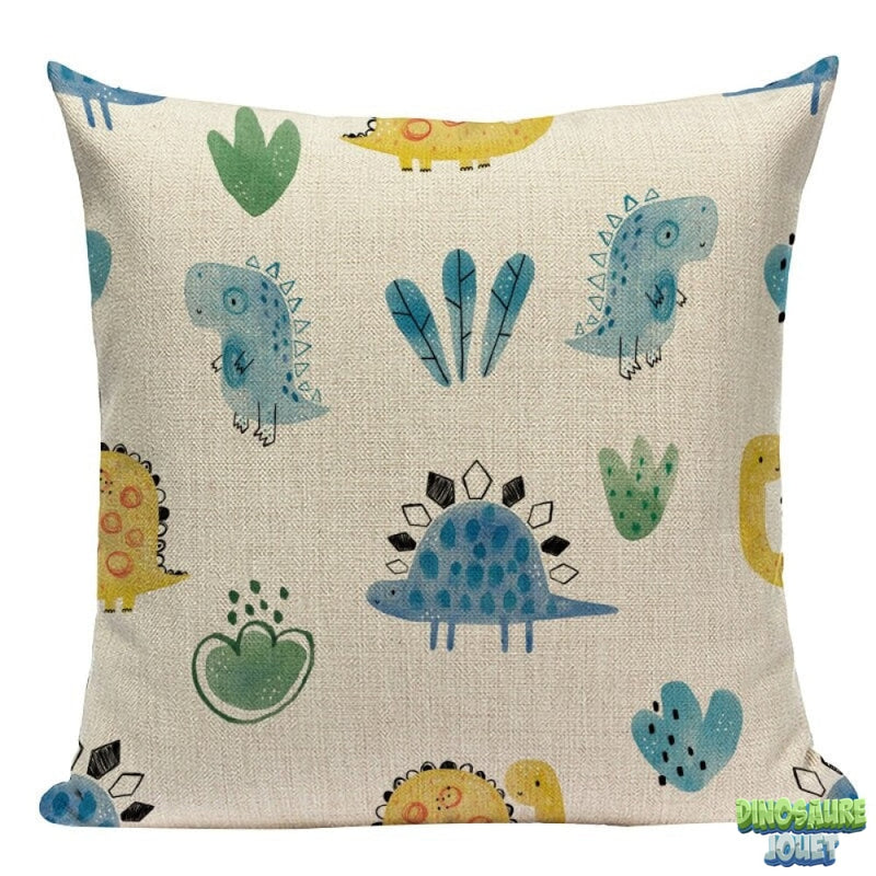 Housse de coussin de canapé Dinosaure