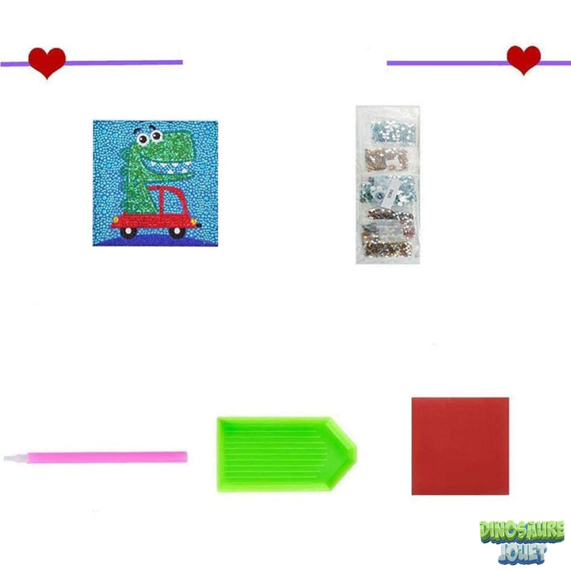 Kit peinture diamant Dinosaure