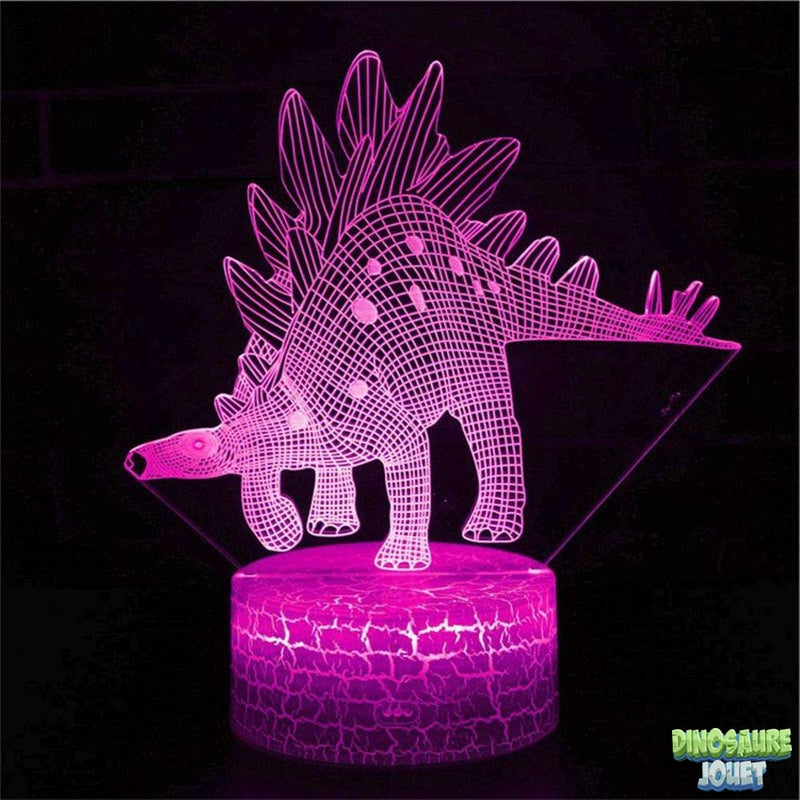 Lampe 3D stégosaure