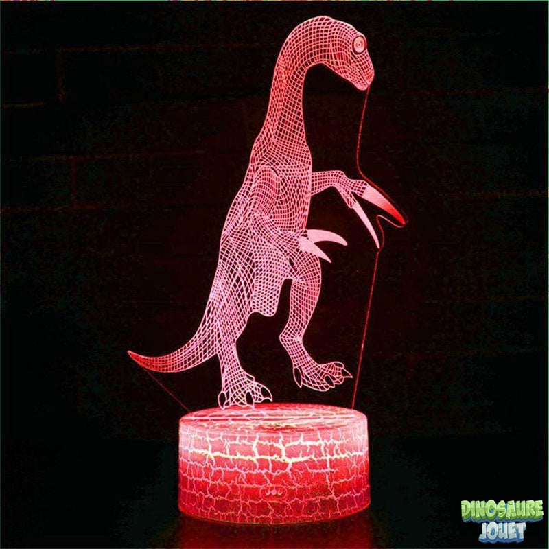 Lampe 3D Thérizinosaure