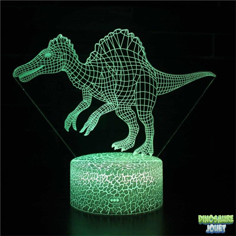 Lampe Dinosaure 3D Spinosaure