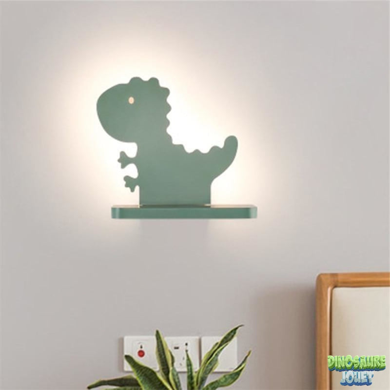 Lampe étagère murale Dinosaure