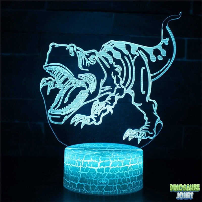 Lampe led Dinosaure 3D T-rex