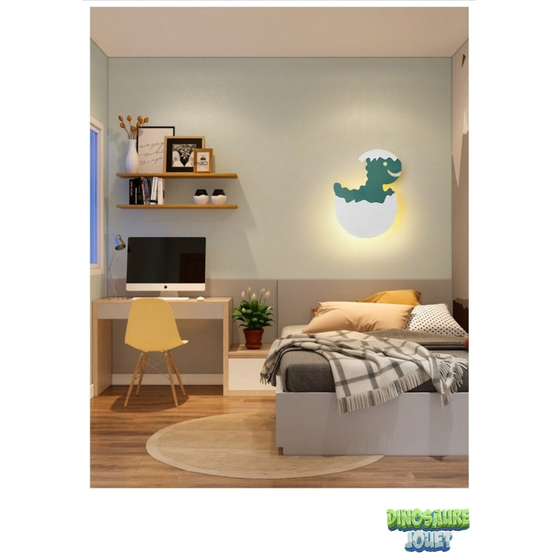 Lampe murale decorative Dinosaure