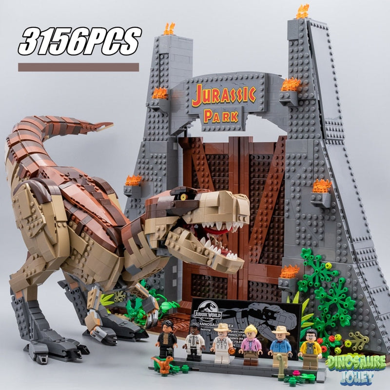 Lego dinosaure Jurassic world park géant