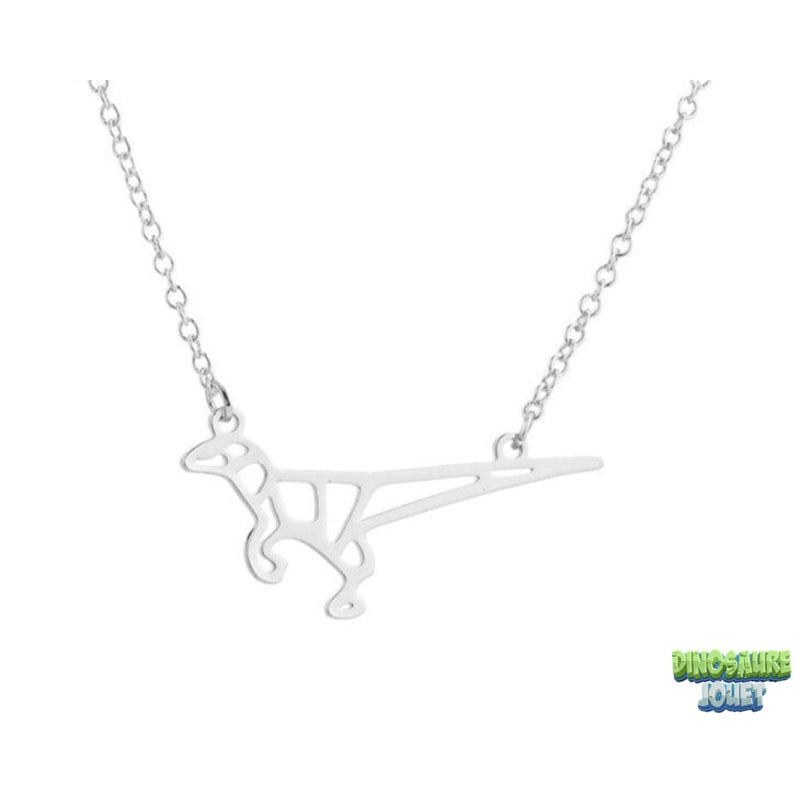 Longue chaine avec pendentif Dinosaure