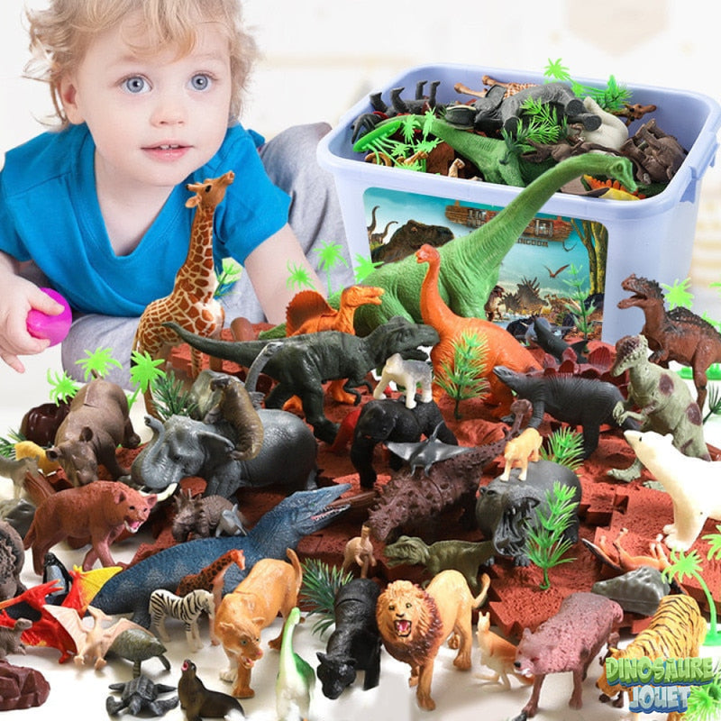 lot de figurines dinosaures