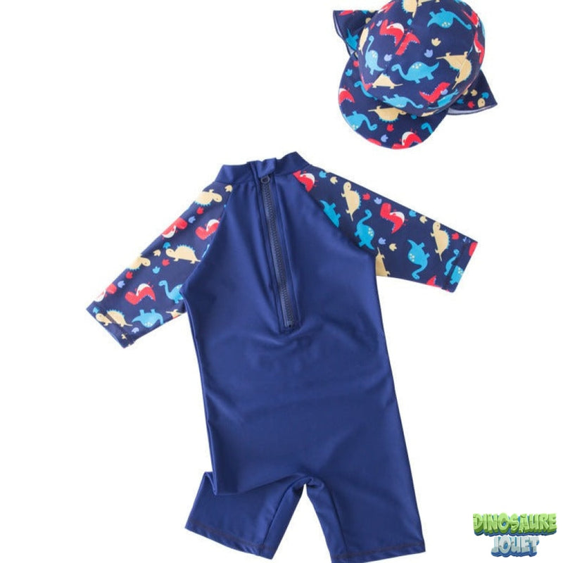 Maillot de bain Dinosaure Bleu