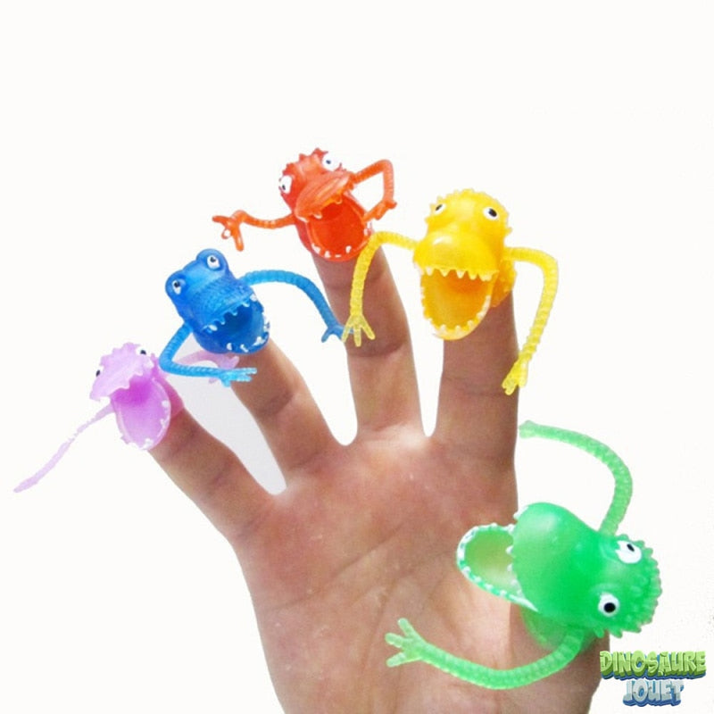 Marionnette 10 doigts Dinosaures