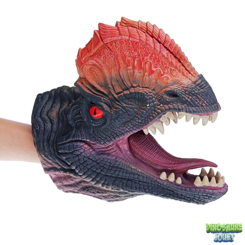 Marionnette dinosaure le Dilophosaure