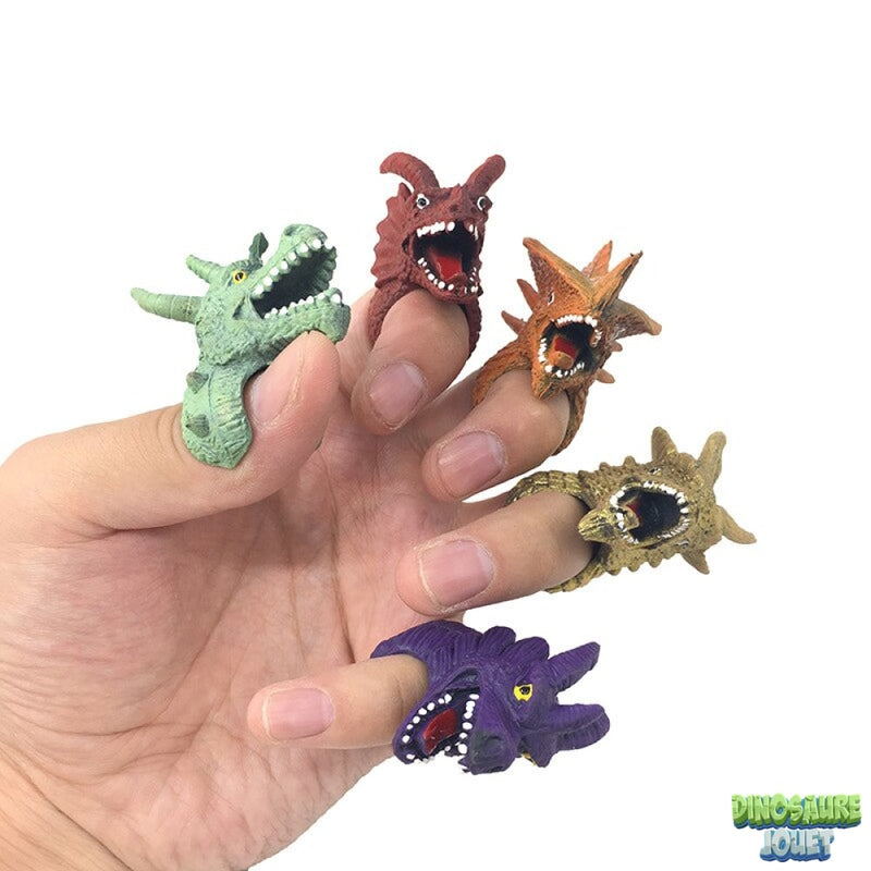 Marionnette doigt Dinosaure couleur