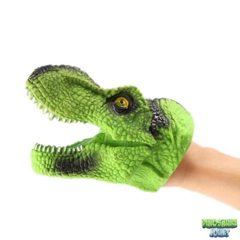 Marionnette t rex vert