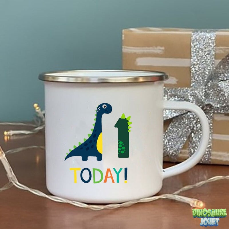Mug anniversaire Dinosaure