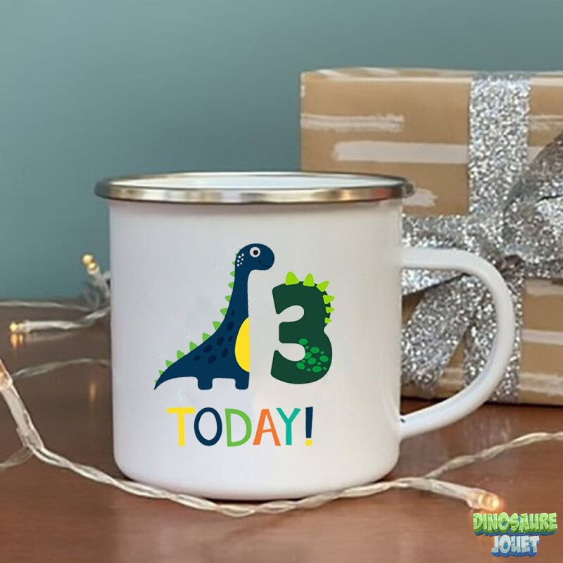 Mug anniversaire Dinosaure