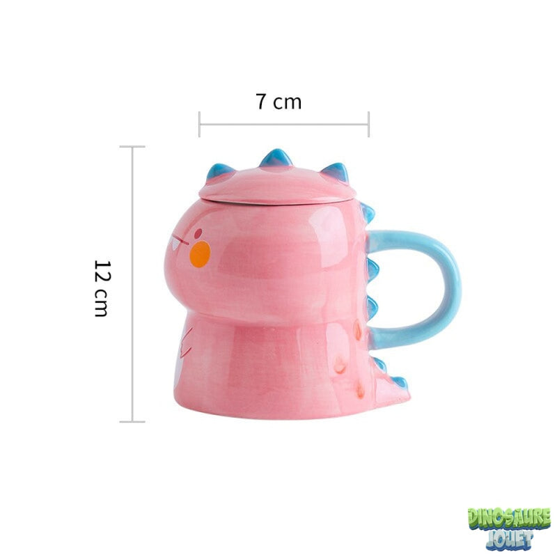 Mug Dinosaure 3D avec couvercle