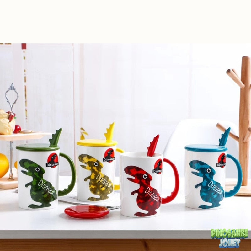 Mug Dinosaure avec cuillère