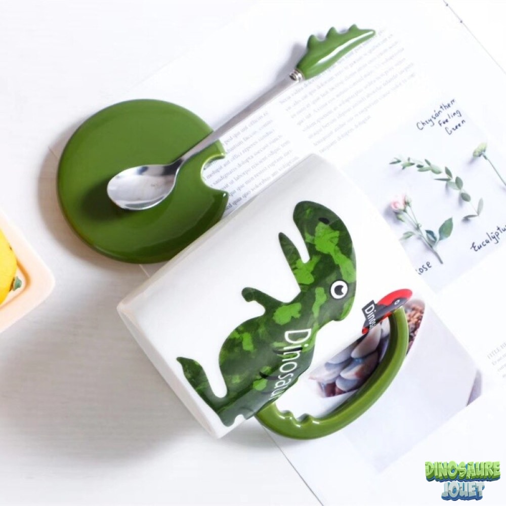 Mug Dinosaure avec cuillère