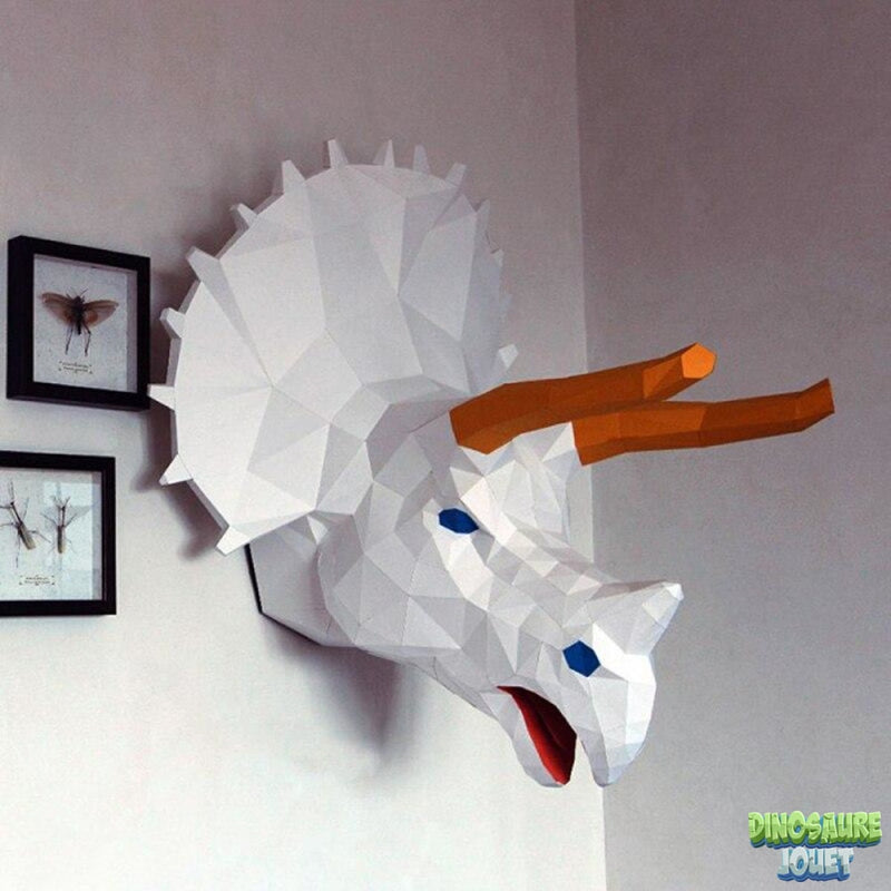 Origami dinosaure Tricératops