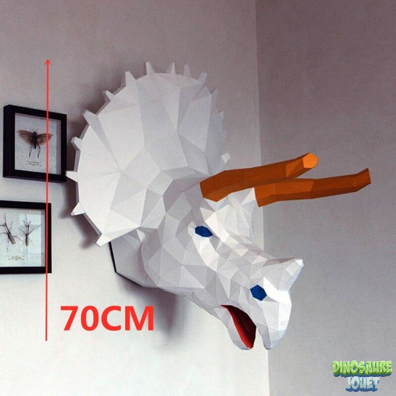 Origami dinosaure Tricératops