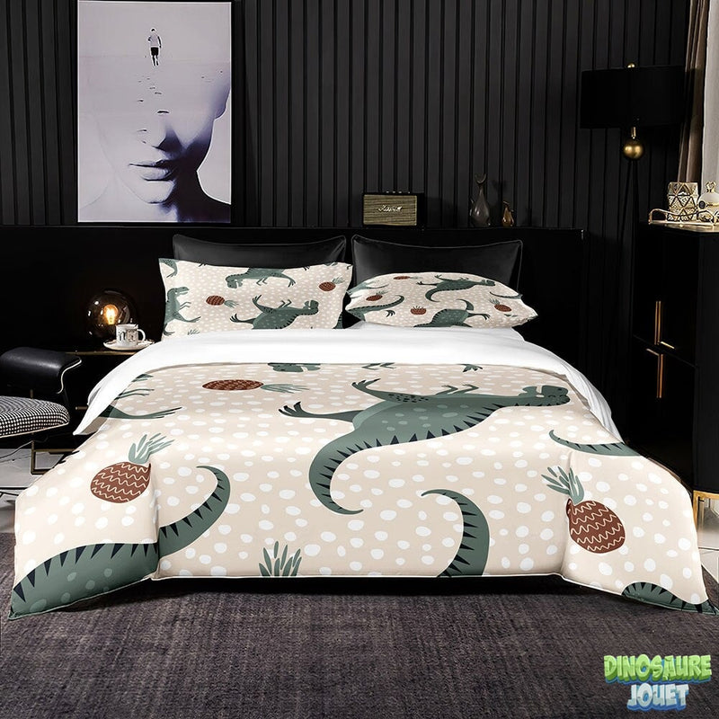 Parure de lit beige Dinosaure