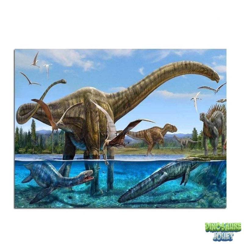 Peinture diamant Dinosaure