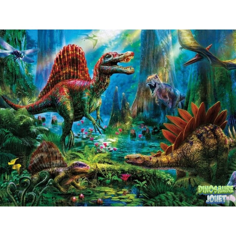 Peinture diamant Dinosaure: spinosaure