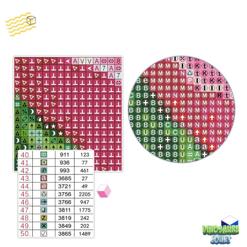 Peinture diamant Dinosaure tableau t-rex