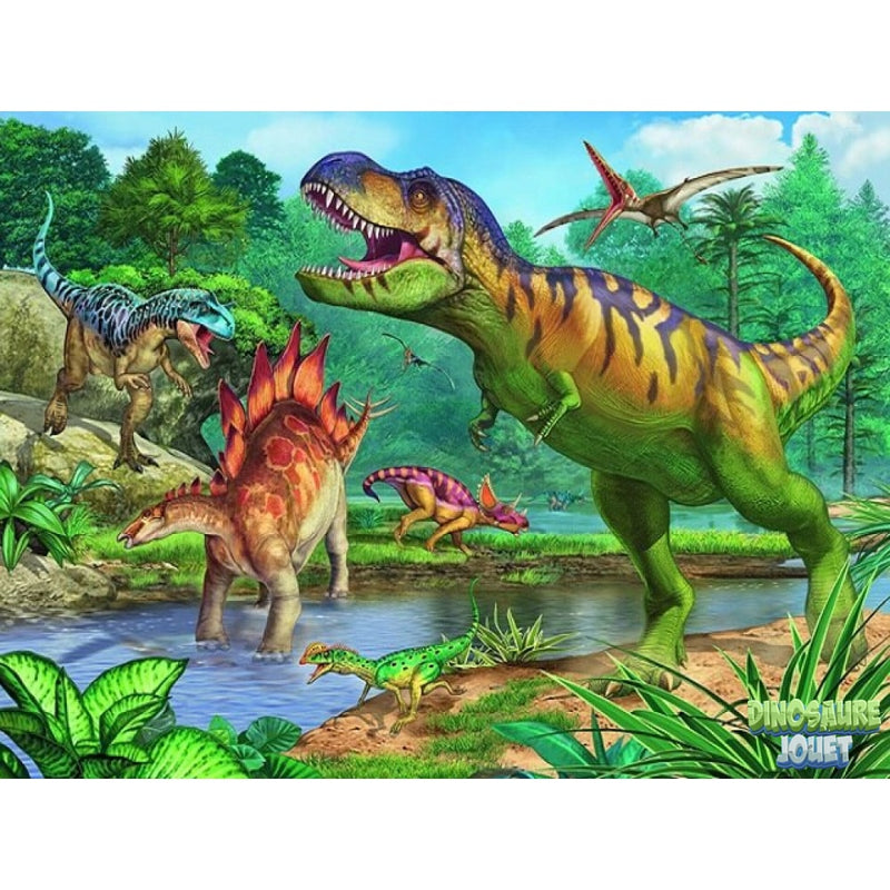 Peinture diamant Dinosaure: tyrannosaure
