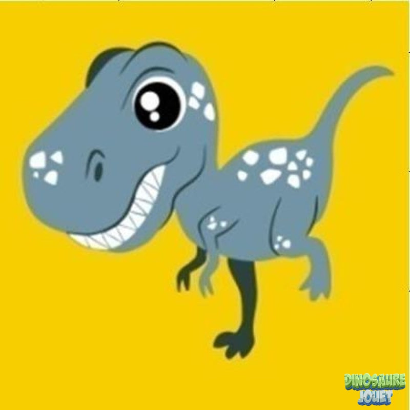 Peinture numero dinosaure enfant