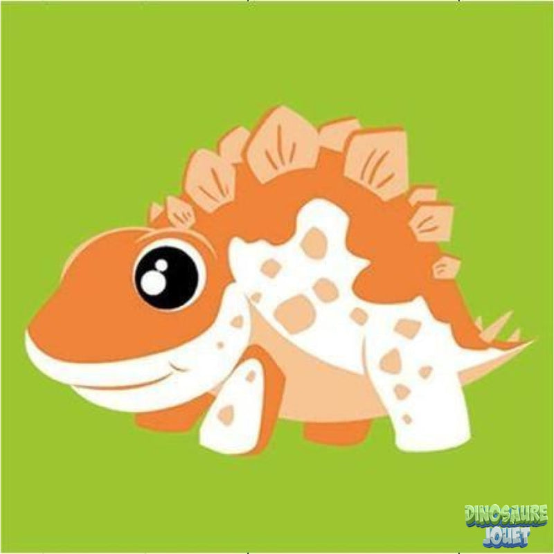 Peinture numero dinosaure enfant