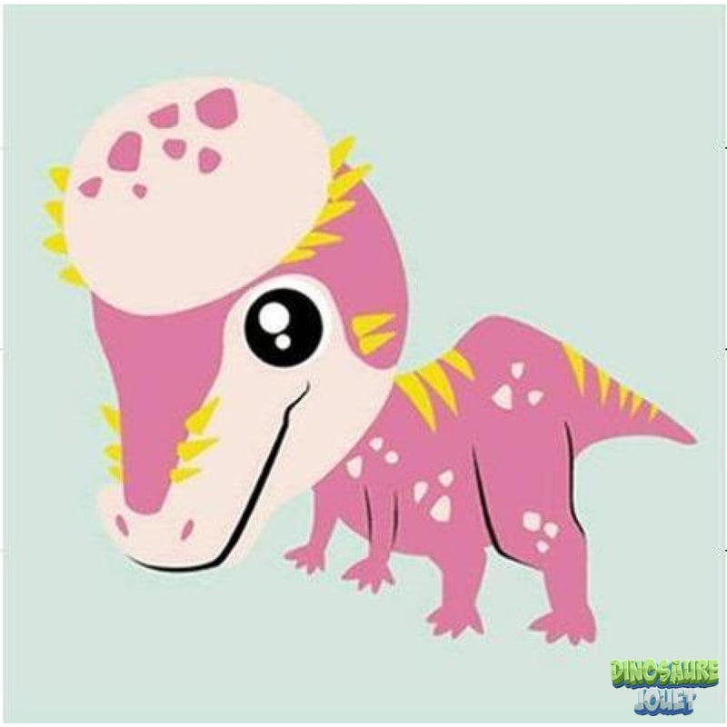 Peinture numero dinosaure enfant