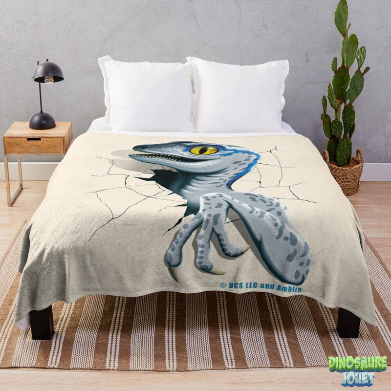 Plaid écru Dinosaure