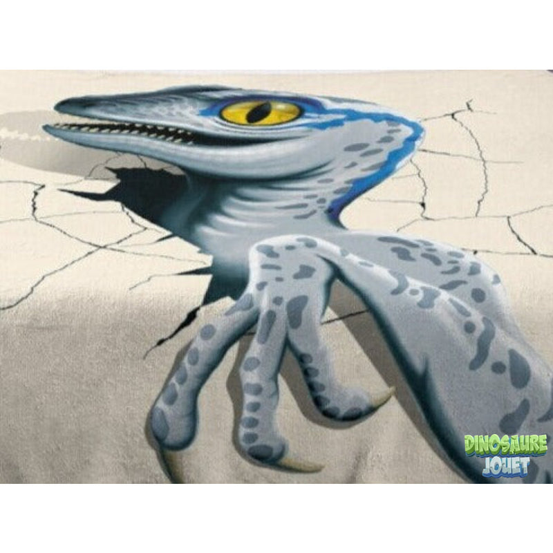 Plaid écru Dinosaure