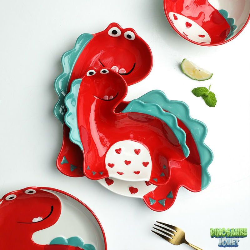 Plats céramique Dinosaure