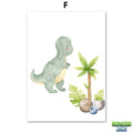 Poster bébé animaux Dinosaures