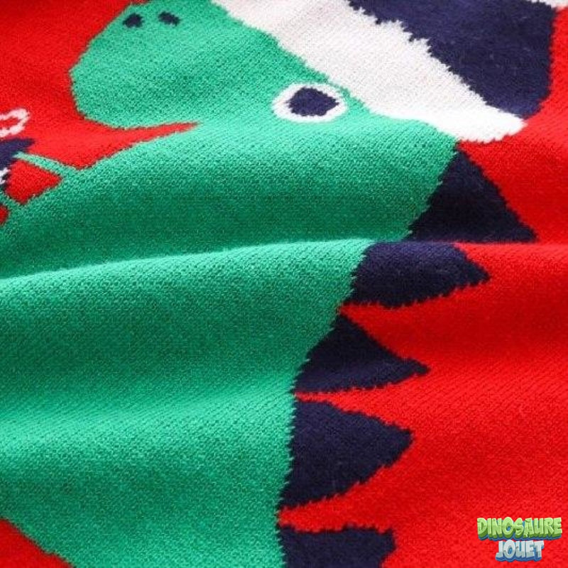 Pull dinosaure noël