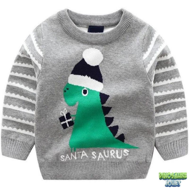 Pull dinosaure noël