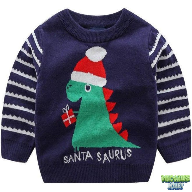 Pull dinosaure noël