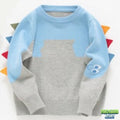 Pull tricot enfant dinosaure