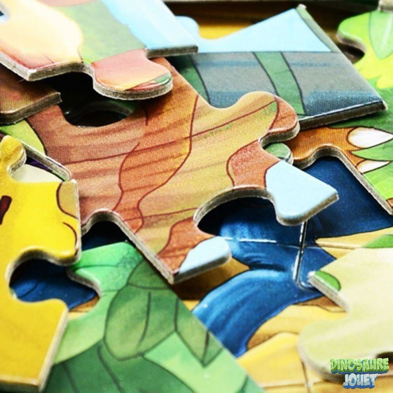 Puzzle 100 pièces dinosaures