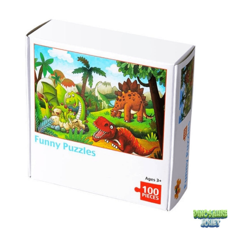Puzzle 100 pièces dinosaures