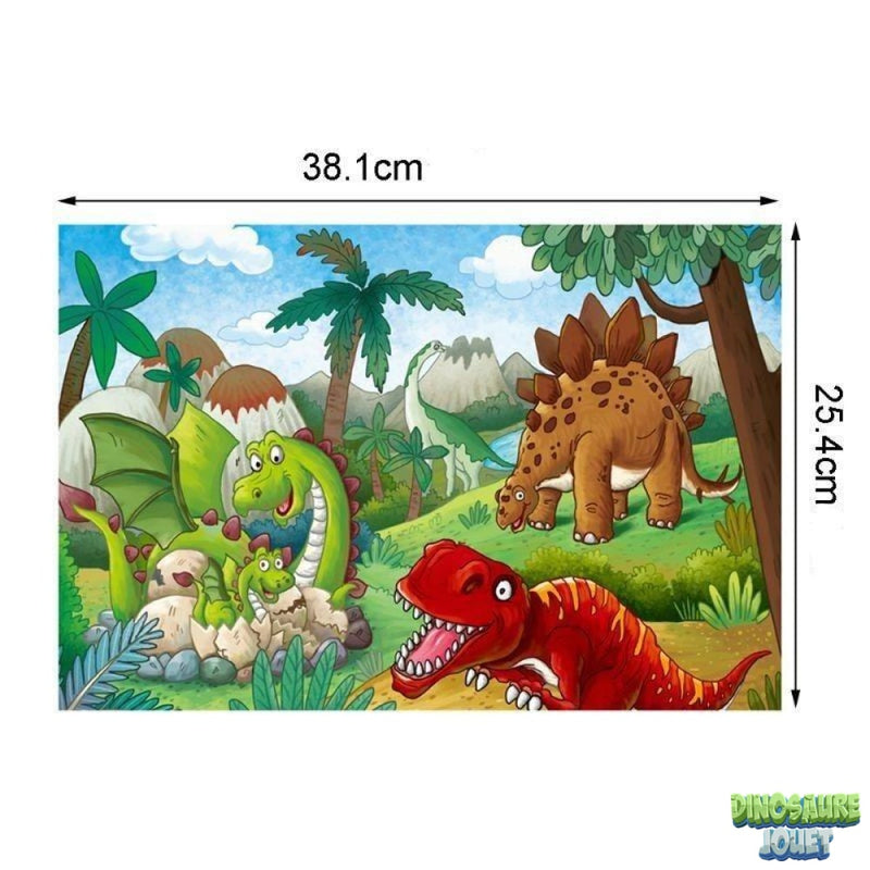 Puzzle 100 pièces dinosaures