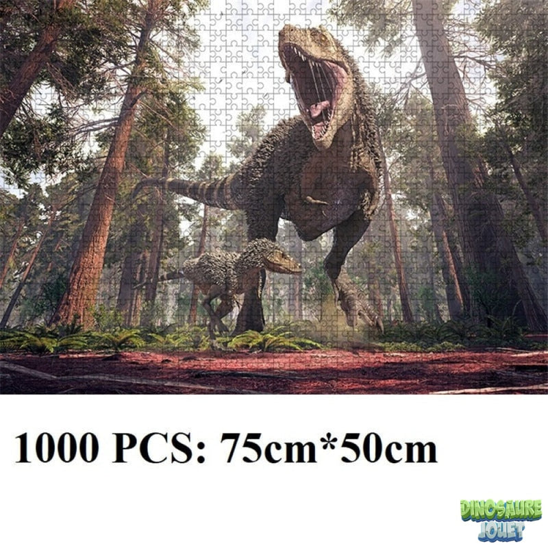 Puzzle 1000 pièces dinosaures