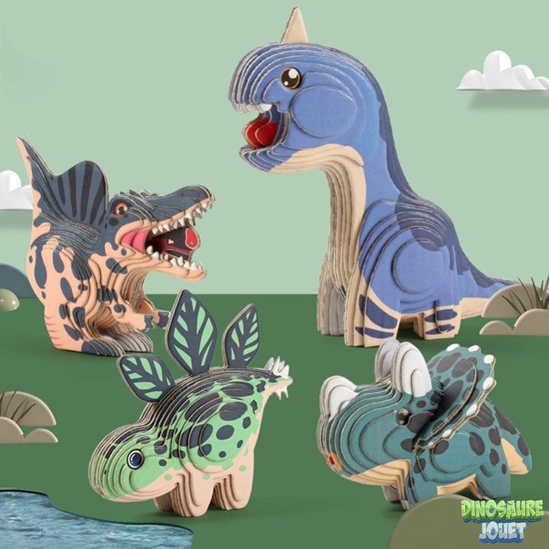 Puzzle educatif Dinosaure
