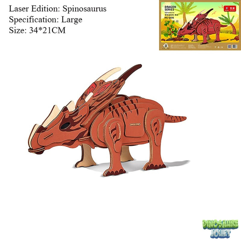 Puzzle en bois squelette Dinosaure