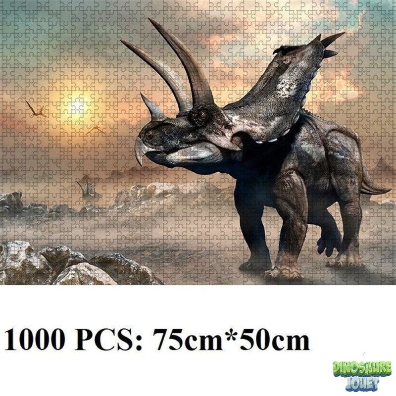 Puzzle triceratops