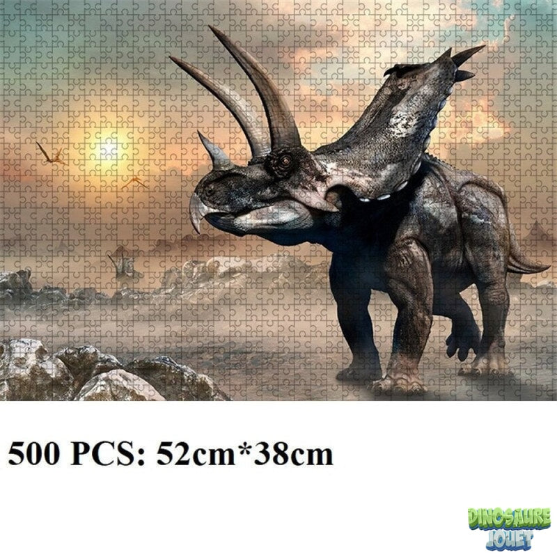Puzzle triceratops