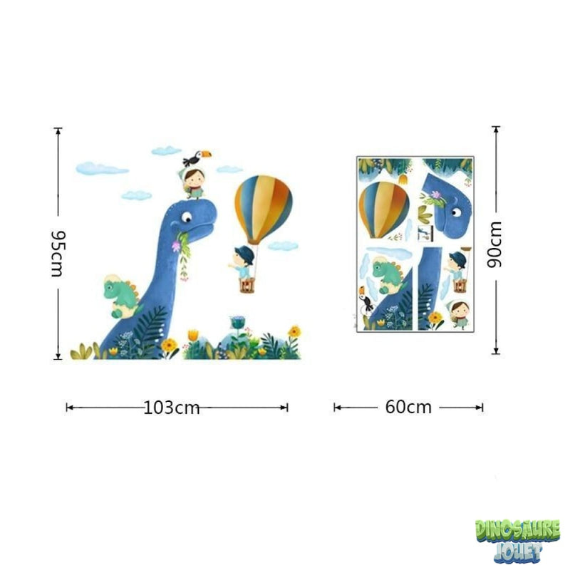 PVC autocollant mural Dinosaure