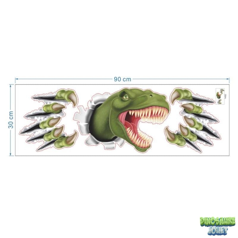 PVC autocollant mural T-rex